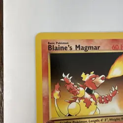 Blaine's Magmar ⭐ 37/132 Uncommon Gym Heroes 2000 Pokemon 1st Edition NM - Image 3