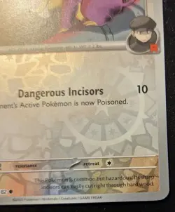 Team Rocket's Rattata 147/182 Reverse Holo Common Destined Rivals Pokemon TCG - Image 5