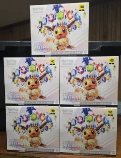 Pokemon Scarlet & Violet Prismatic Evolutions ETB Lot of 5 - Image 1
