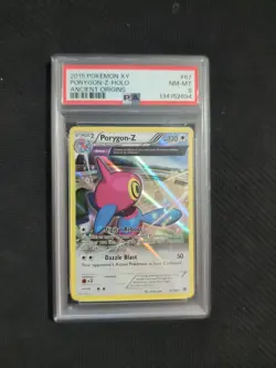 Porygon-z 67 PSA 8 Graded Pokemon Card Ancient Origins - Image 1
