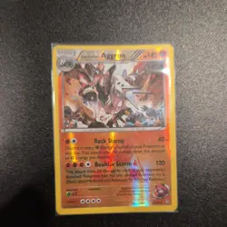Pokemon TCG Team Magma's Aggron Double Crisis 14/34 Holo Holo Rare MP - Image 1