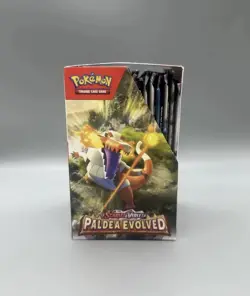 Pokemon TCG Scarlet & Violet Paldea Evolved Half Booster Box 18 Packs (Unsealed) - Image 3