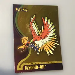 Ho-Oh #250 - Silver Foil - Pokemon Topps Johto League Champions - Image 2