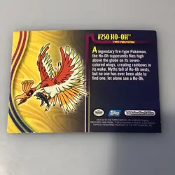 Ho-Oh #250 - Silver Foil - Pokemon Topps Johto League Champions - Image 4