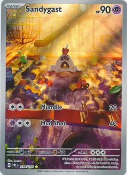 Lightly Played Sandygast - 214/193 - Illustration Rare Pokemon Paldea Evolved - Image 1