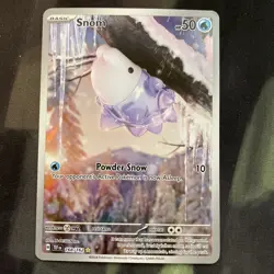Snom 168/162 SV05: Temporal Forces Holo Pokemon Card Full Art Water Type - Image 1