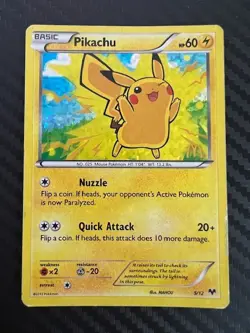 Pokemon TCG Pikachu McDonalds Promos 5/12 Holo Promo DMG - Image 1