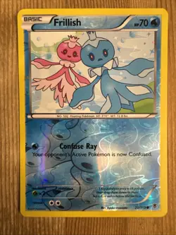 Pokemon TCG Frillish Phantom Forces 20/119 Reverse Holo Common VLP - Image 1