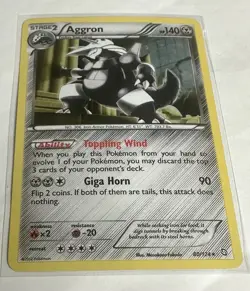 Pokemon Aggron - 80/124 (Cosmos Holo) - Blister Exclusives NM - Image 3
