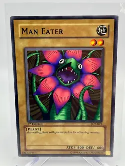 Yugioh! Man Eater LOB-075 Common 1st Edition Near Mint Never Played - Image 1
