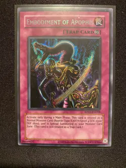 Yu-Gi-Oh! TCG Embodiment of Apophis Retro Pack RP01-EN098 Unlimited Secret Rare - Image 1