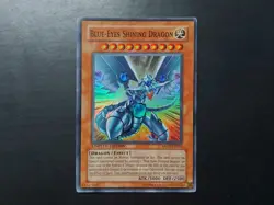 Yugioh - Blue-Eyes Shining Dragon MOV-EN001 Super Rare Promo Limited Edition - Image 1