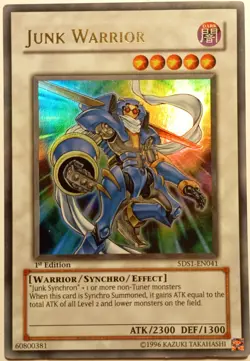 Yu-Gi-Oh! Junk Warrior - 5DS1-EN041 - Ultra Rare - 1st Edition - NM - Image 1