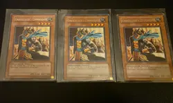 3× Yu-Gi-Oh Gravekeeper's Commandant 1st Edition Rare Card FOTB-EN015 Playset - Image 1