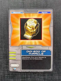 DV-016 Digi-Egg of Miracle Digimon Card CCG 2005 Bandai Royal Knights - Image 1