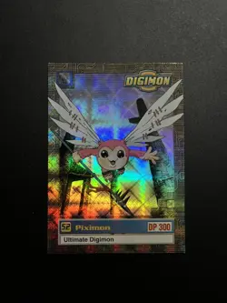 Digimon U5 OF 8 Holo Piximon 52 CCG Card Bandai Digital Monsters 1999 2000 NM - Image 1