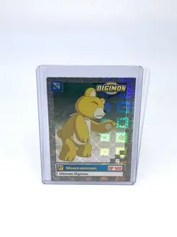 Ultimate DIGIMON 27 Monzaemon U2 of 8 holo prism Trading Card Digital Monsters - Image 2