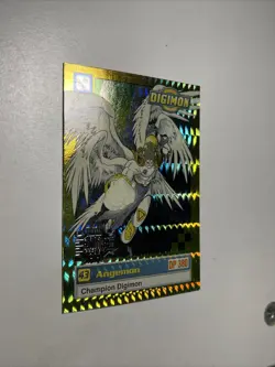 The Digimon Animated Series: Angemon Holo Card, 2000, Bandai/Upper Deck - Image 3