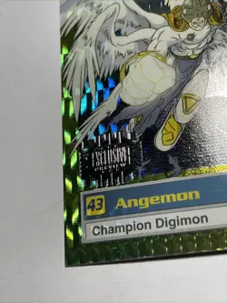 The Digimon Animated Series: Angemon Holo Card, 2000, Bandai/Upper Deck - Image 4