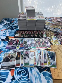 One Piece TCG OP13 Carrying On His Will 1300 Card Bulk Lot C/UC/L/R/SR Near Mint - Image 2