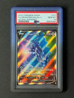 PSA 10 Origin Forme Dialga V 177/189 Pokemon Card Astral Radiance GEM MINT - Image 1