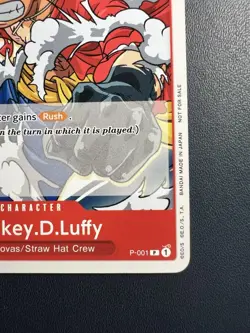 Monkey.D.Luffy (Super Pre-Release) [Participant] P-001 One Piece Tournament Card - Image 5