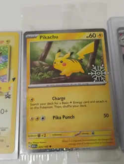 Pokemon Gold Pikachu & Zekrom Gx/Illustration Rare/Birthday Pikachu Holo Cards - Image 5
