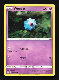 Woobat 068/203 Evolving Skies English Pokemon Card TCG - Image 1