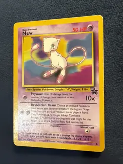 Pokemon Card Mew #8 WoTC Black Star Promo Vintage - Image 1