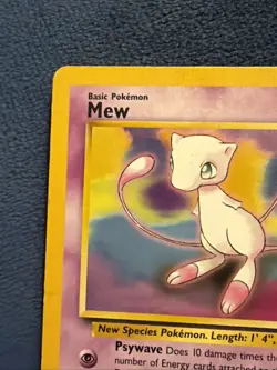 Pokemon Card Mew #8 WoTC Black Star Promo Vintage - Image 2