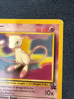 Pokemon Card Mew #8 WoTC Black Star Promo Vintage - Image 3