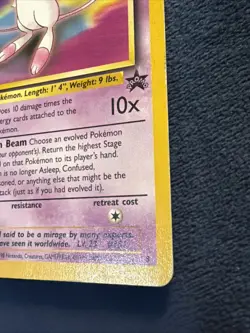 Pokemon Card Mew #8 WoTC Black Star Promo Vintage - Image 4