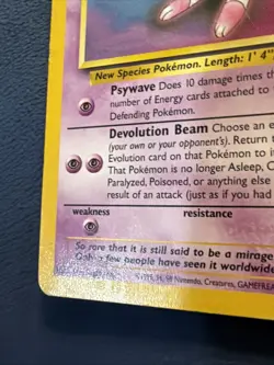 Pokemon Card Mew #8 WoTC Black Star Promo Vintage - Image 5