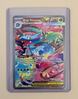 Mega Venusaur EX SIR 177/132 Mega Evolution English pokemon TCG Near Mint Card - Image 1