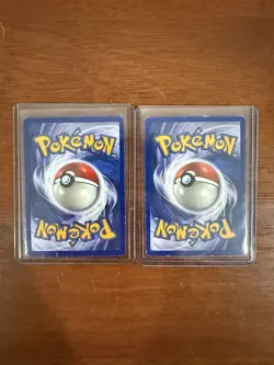 Articuno 17/62 Zapdos 15/62 Pokemon Trading Cards Base Fossil Set Combo TCG Raw - Image 2