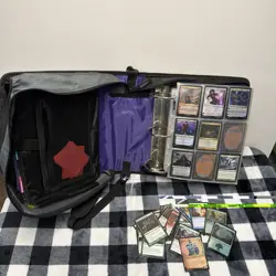 Binder of Magic The Gathering MTG Cards Collectible Card Game Mixed Bulk Lot - Image 1