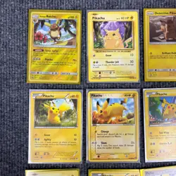 Pikachu Pokemon Card Lot 16 Cards Mix Holo V Flying Pikachu V Detective Pichu - Image 2