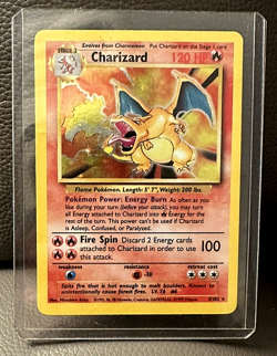 Charizard Base Set 4/102 Vintage Pokemon Card - Original WOTC - Image 1
