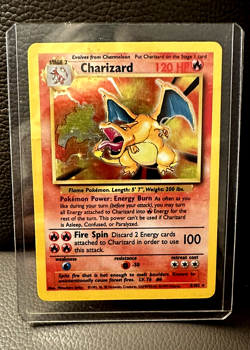 Charizard Base Set 4/102 Vintage Pokemon Card - Original WOTC - Image 2