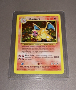Charizard Base Set 4/102 Vintage Pokemon Card - Original WOTC - Image 5