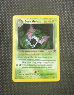 Pokemon Dark Golbat Holo Rare TCG Card 7/82 - Image 1