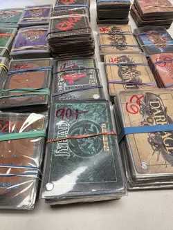 mtg mixed lot ( 1400+++ Cards ) Vampire Dark Age Wild Storms Net Runner Rage VTG - Image 2