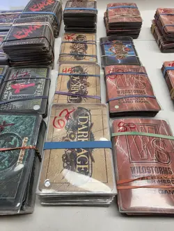 mtg mixed lot ( 1400+++ Cards ) Vampire Dark Age Wild Storms Net Runner Rage VTG - Image 3