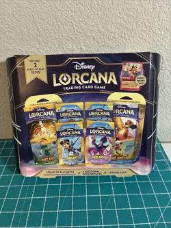 NEW Disney Lorcana TCG Into The Inklands Bundle Box Includes Bonus Promo Card - Image 1