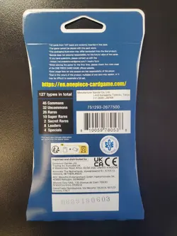 One Piece PILLARS OF STRENGTH English Sleeved Booster Sealed 12-Card Pack OP-03 - Image 2