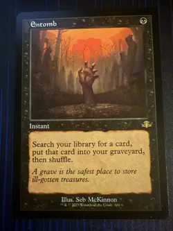 MTG Magic Entomb Retro Frame Dominaria Remastered Rare NM - Image 1