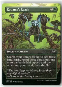 Kodama's Reach (Borderless) Commander Masters Regular - Image 1