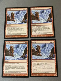 Icefall MTG X4 Coldsnap Cold Snap Ex+ Condition See Pics Front Back - Image 1