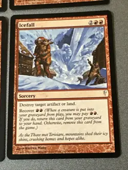 Icefall MTG X4 Coldsnap Cold Snap Ex+ Condition See Pics Front Back - Image 2