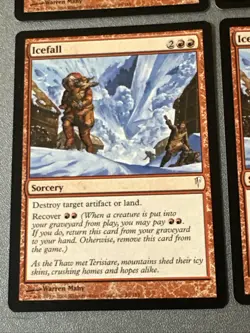 Icefall MTG X4 Coldsnap Cold Snap Ex+ Condition See Pics Front Back - Image 3
